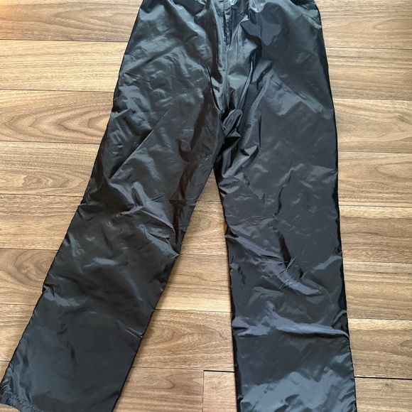 Vintage FILA Black Baggy 90s Hip‑Hop Track Pants | M | White Drawstring Joggers - Picture 5 of 5